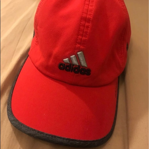 red adidas dad hat